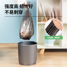 得力9586平底垃圾袋(黑)(30個/卷)450×500×0.007mm平底