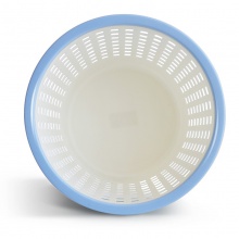 得力9554雙色圓形紙簍(天藍(lán))(只)