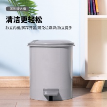 得力958圓形清潔桶(灰)