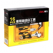 得力3701多用途組合工具(黃)(套)