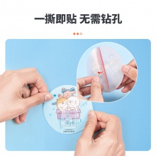 得力19369掛鉤(單卡混裝)(3個/卡)