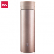 得力17658保溫杯(310ml)(香檳金)(1個/盒)