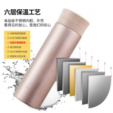 得力17658保溫杯(310ml)(香檳金)(1個/盒)
