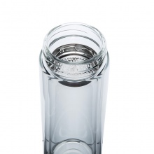 得力8977玻璃杯(黑)220ml蓋子鋅合金氧化