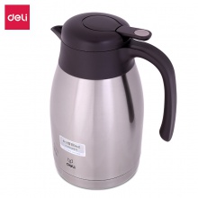 得力17754保溫壺(本色)1.5l不銹鋼真空保溫