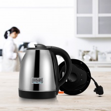 得力85603電熱水壺（1.7L）(本色)單層不銹鋼