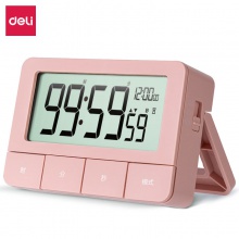 得力8841計(jì)時(shí)電子鐘(粉色)(只)
