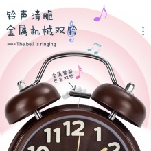 得力9036鬧鐘(棕色)(只)